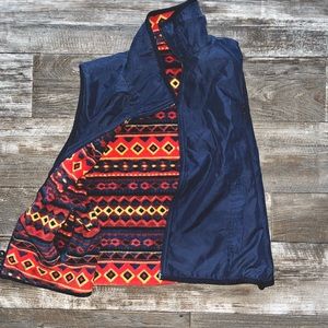 Retro women’s zip vest